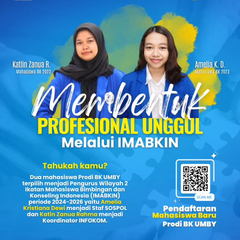 Dua Mahasiswa BK UMBY Dilantik sebagai Pengurus Wilayah 2 IMABKIN Periode 2024-2026