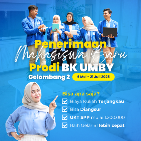 Penerimaan Mahasiswa Baru Prodi Bimbingan dan Konseling UMBY Gelombang 2 Resmi Dibuka!